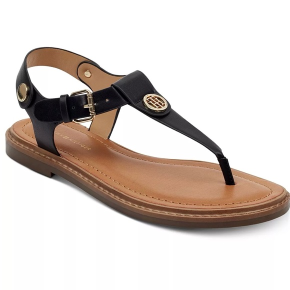 WOMEN'S TOMMY HILFIGER THONG SANDALS Sz 10 Like new condition - Picture 4 of 4